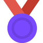 Blue Medal Icon